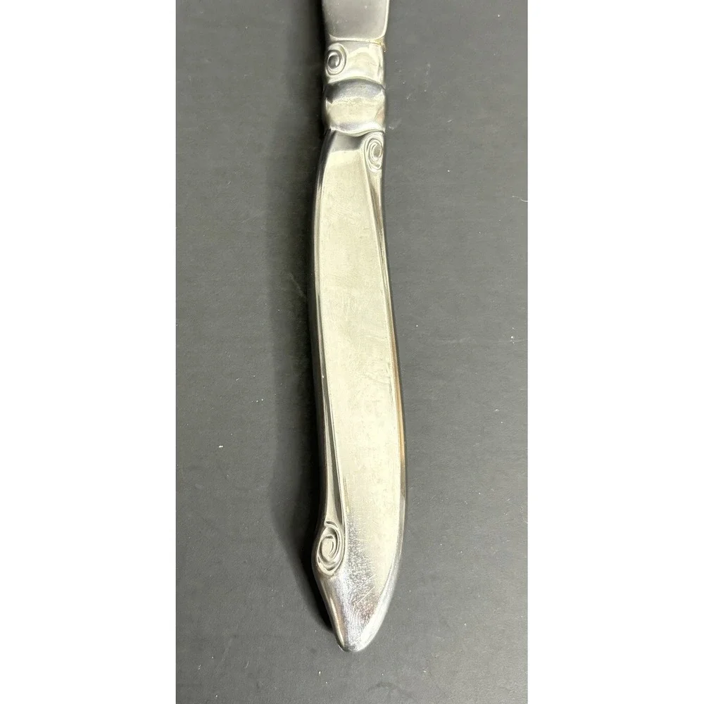 Wm A Rogers Oneida Shoreline 5 Dinner Knives 1 Salad Fork 1 Teaspoon Stainless
